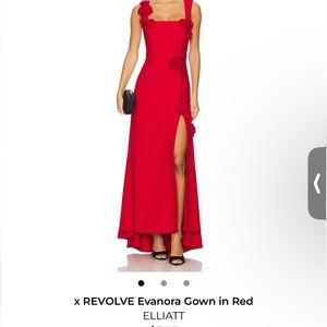 Elliatt Red High Low Dress